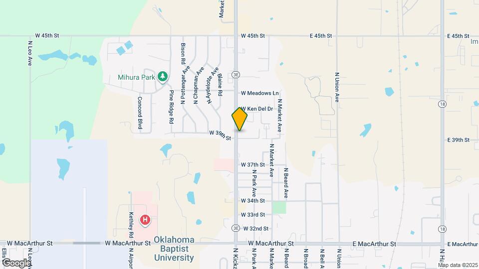 3901 N Kickapoo Ave Map and Location Details