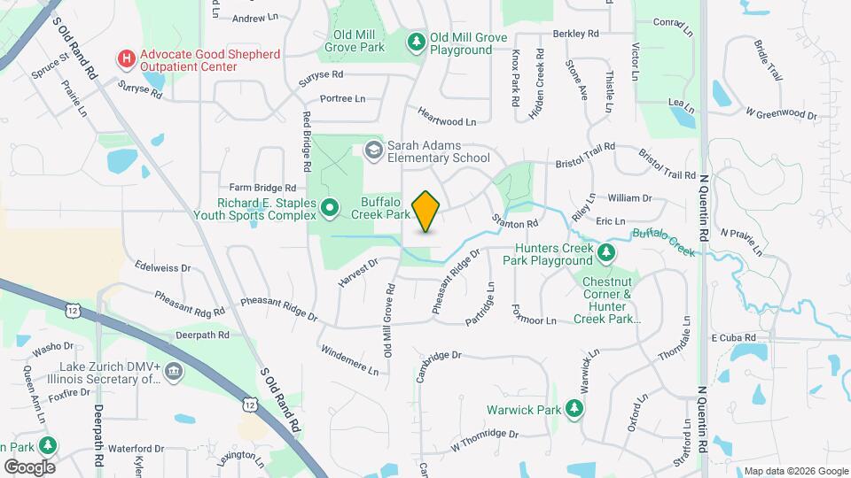 940 Sandlewood Ct Map and Location Details