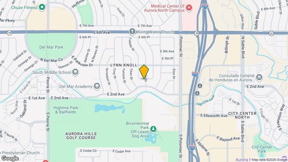 201 Toledo St Map and Location Details