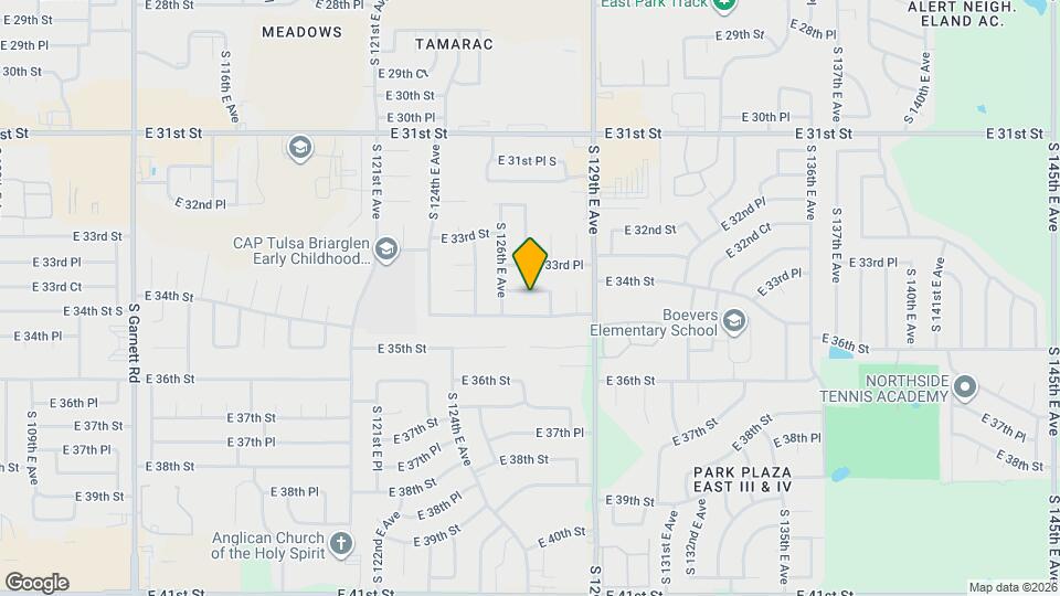 12624 E 33rd Ct Map and Location Details