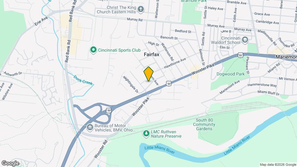 5706 Grace Ave, Unit 1 Map and Location Details