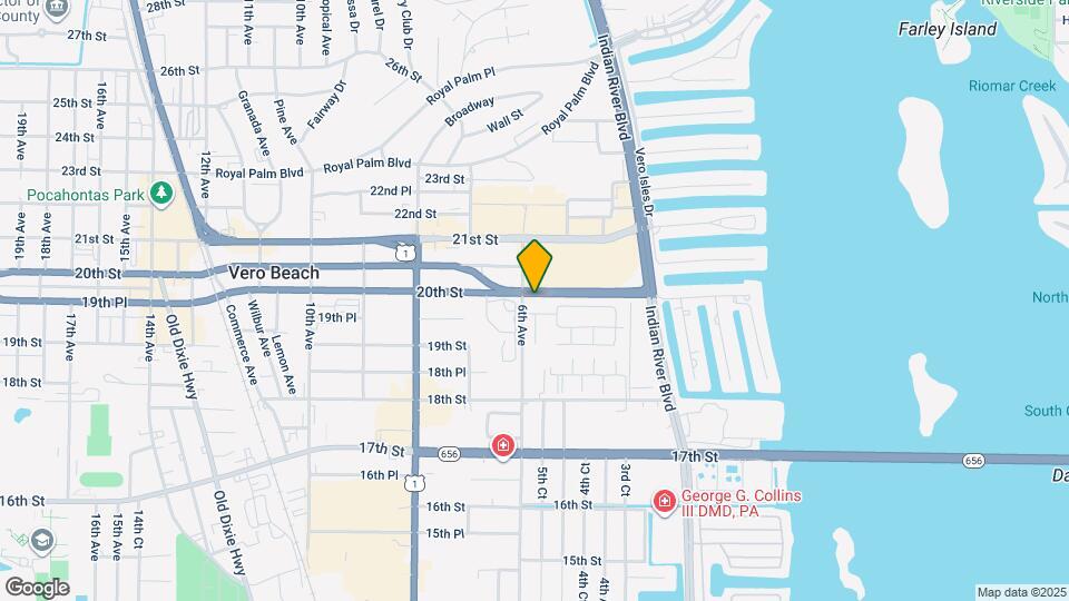 555 20th St Map and Location Details