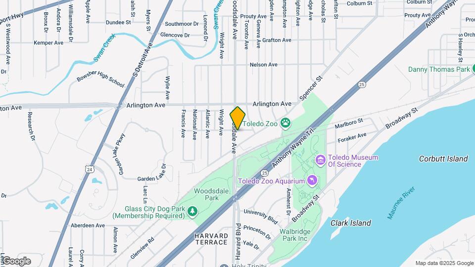 1005 Woodsdale Ave Map and Location Details