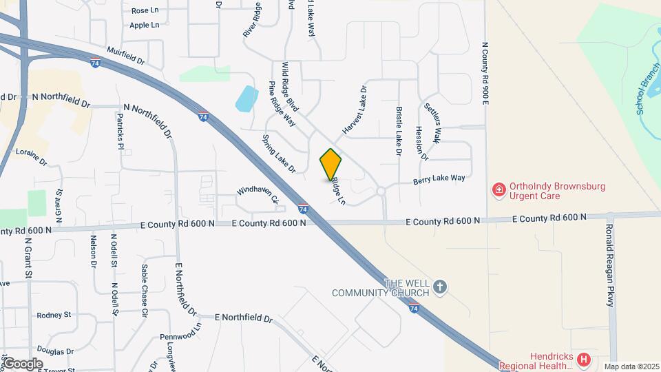 1237 Silver Ridge Ln Map and Location Details