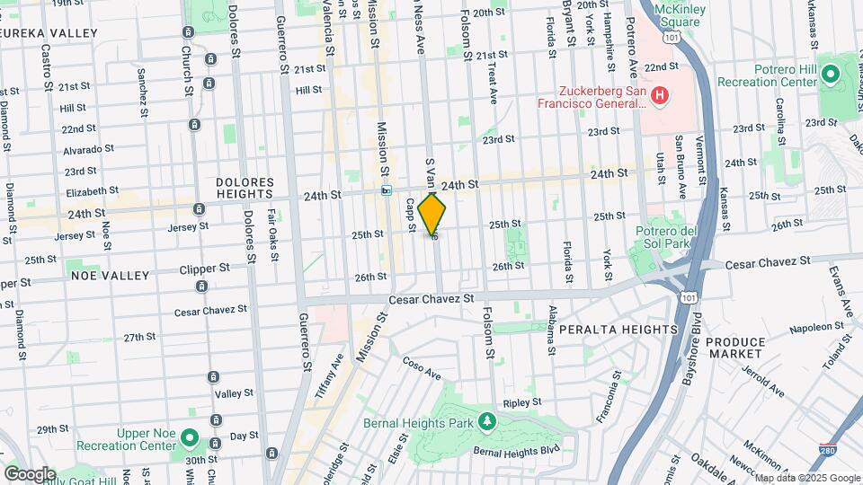 1420-1422 S Van Ness Ave Mapa y Detalles de la Ubicación