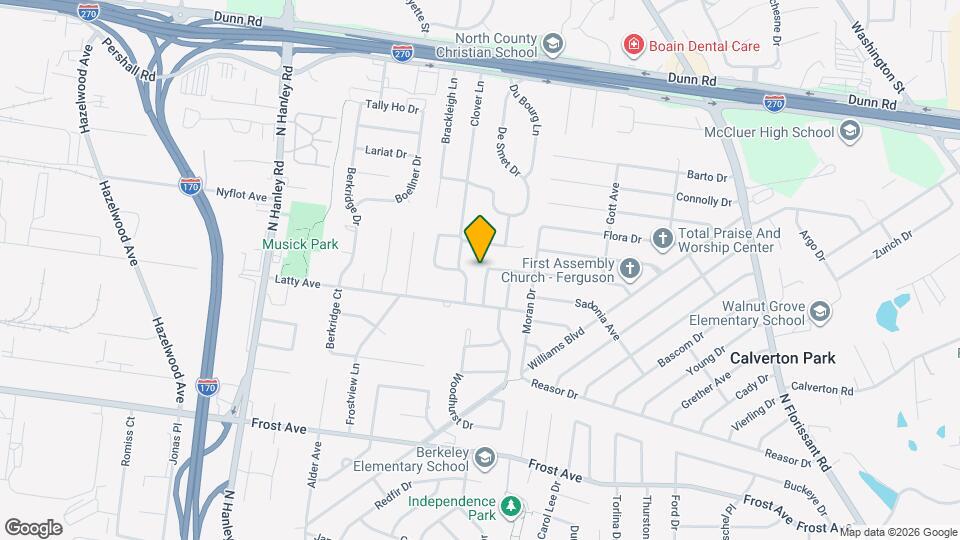 7025 Richwood Ln Map and Location Details