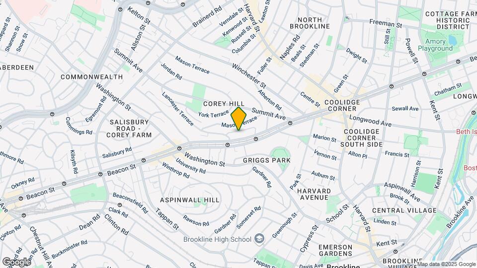 1514 Beacon St, Unit 27 Map and Location Details