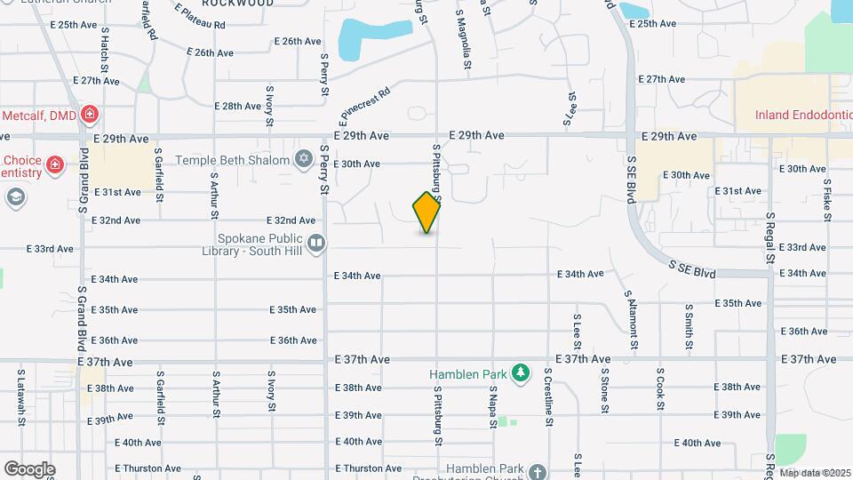 1713 E 33rd Ave Mapa y Detalles de la Ubicación
