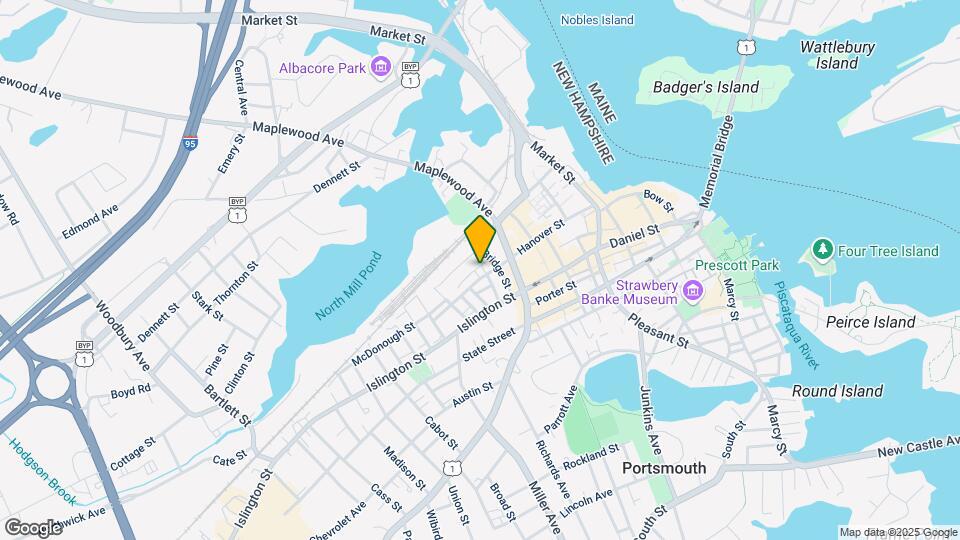 136 Hill St, Unit 3 Map and Location Details