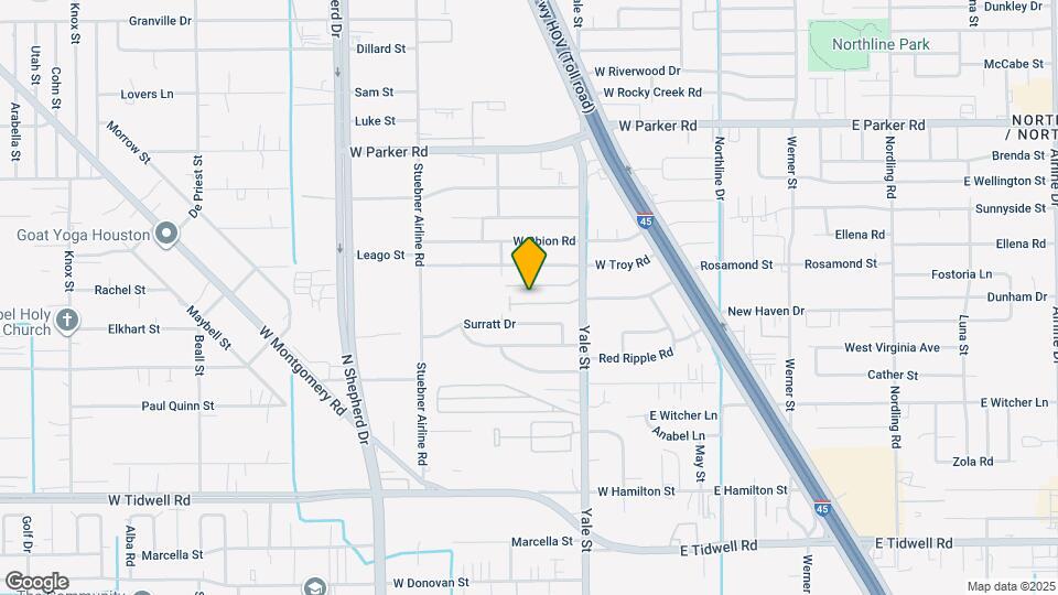 414 Yale Oaks Ln Map and Location Details