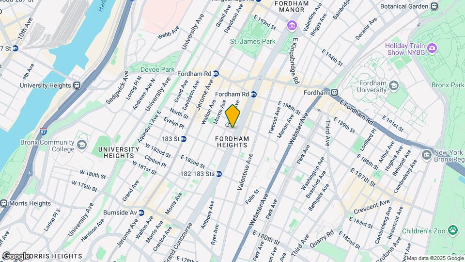 2345-2353 Grand Concourse Mapa y Detalles de la Ubicación