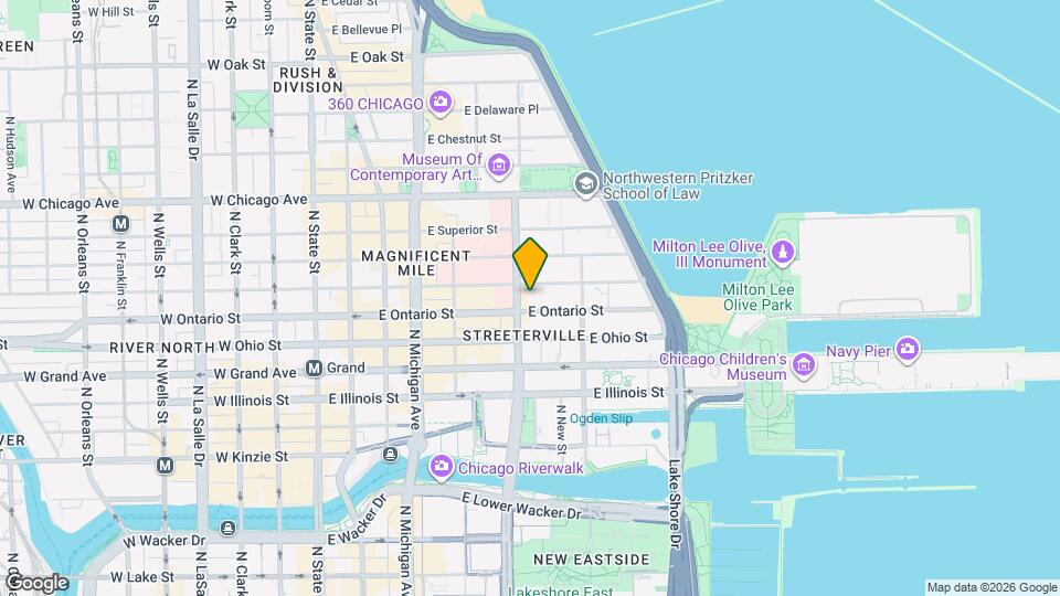 320 E Ontario St Mapa y Detalles de la Ubicación