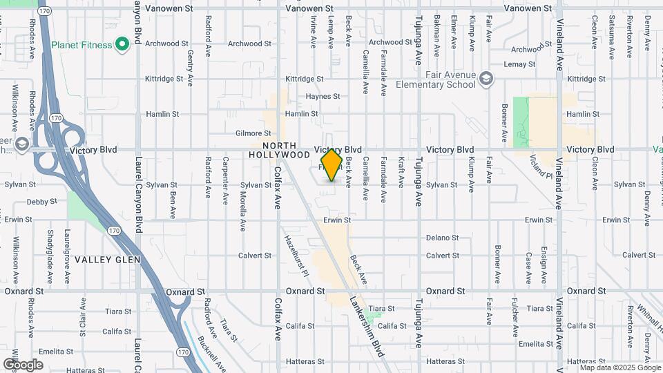 11620 Sylvan St Map and Location Details