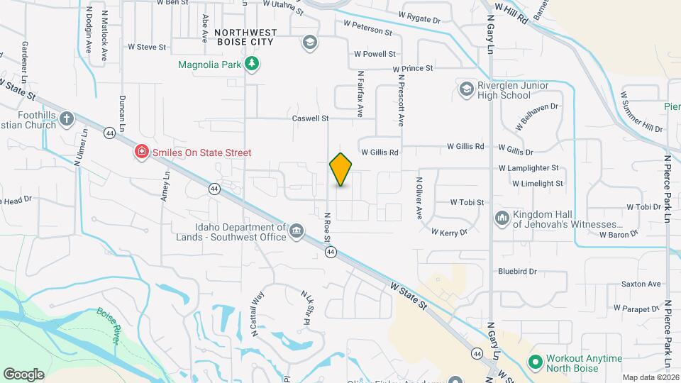 6124 N Tarako Ave Map and Location Details