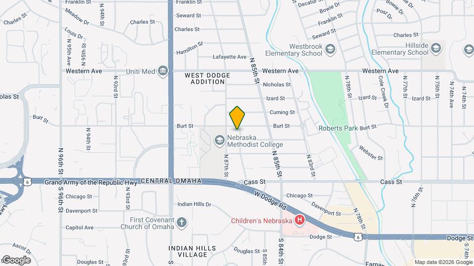 718 N 86th St Map and Location Details
