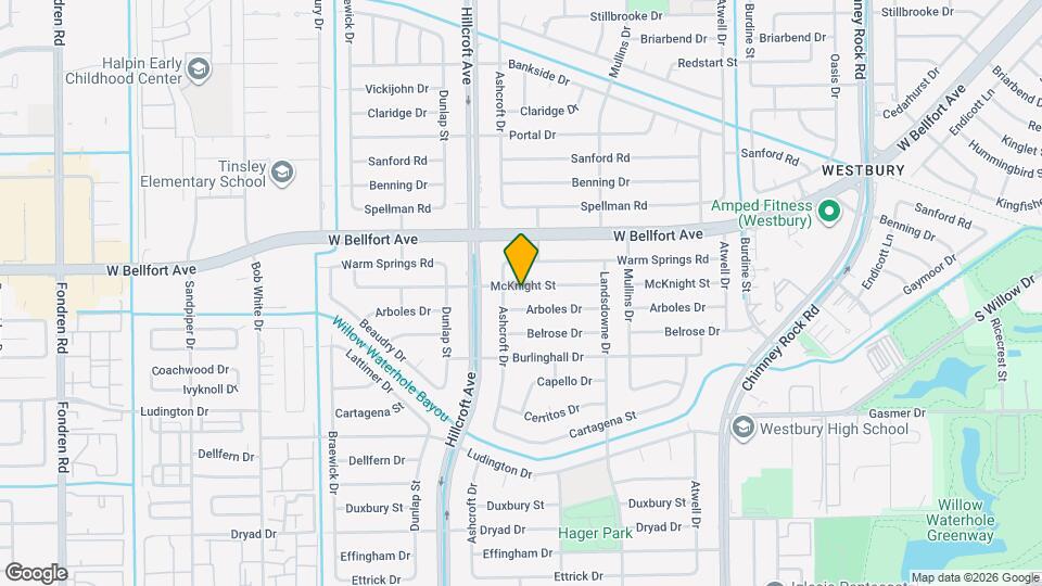 5823 McKnight St Map and Location Details