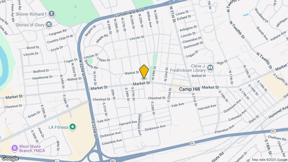 2514 Market St Map and Location Details