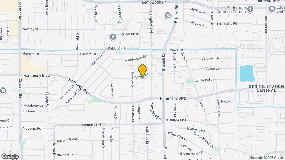 9514 Vilven Ln Map and Location Details