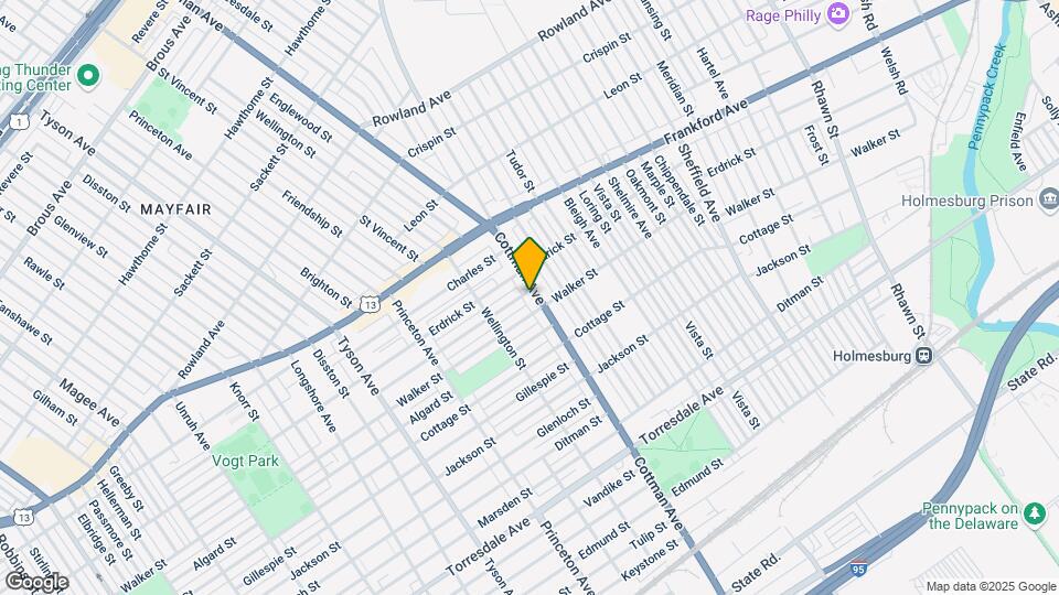 4228 Cottman Ave, Unit 1st floor Map and Location Details