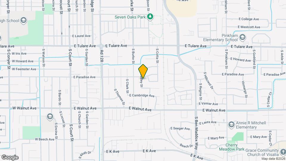 1622 S Bradley St Mapa y Detalles de la Ubicación