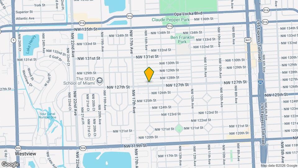 1575 NW 127th St Map and Location Details