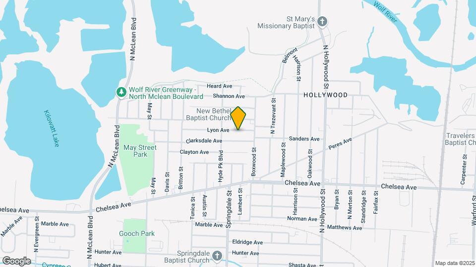 2227 Lyon Ave Map and Location Details