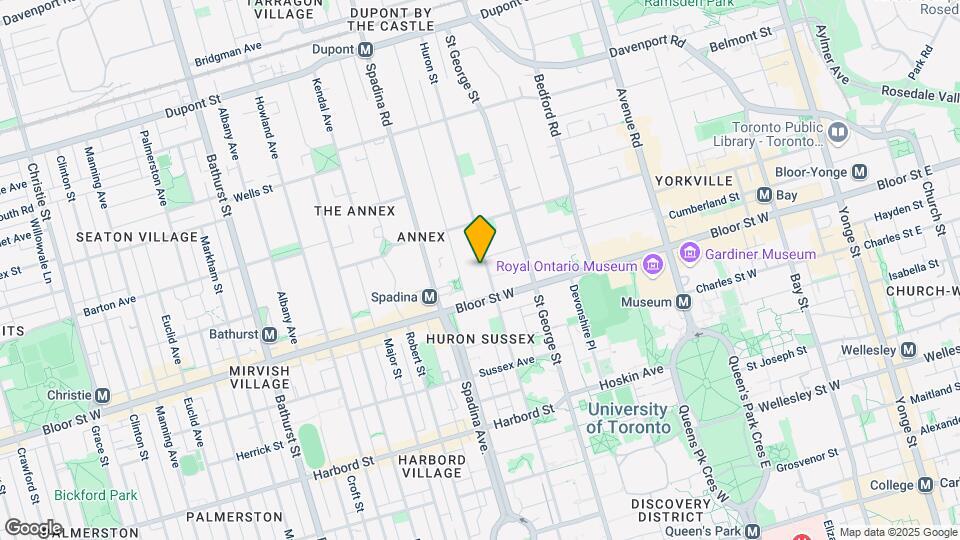 482 Huron St Map and Location Details