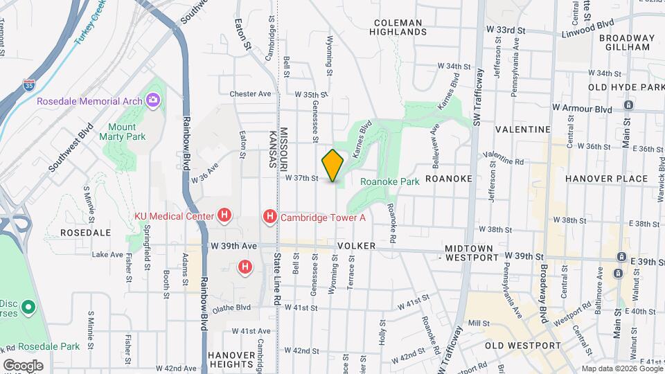 3708 Wyoming St Mapa y Detalles de la Ubicación