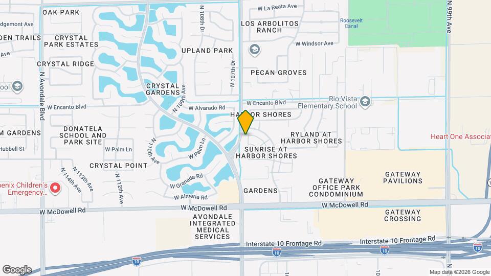 2018 N 106th Ln Map and Location Details