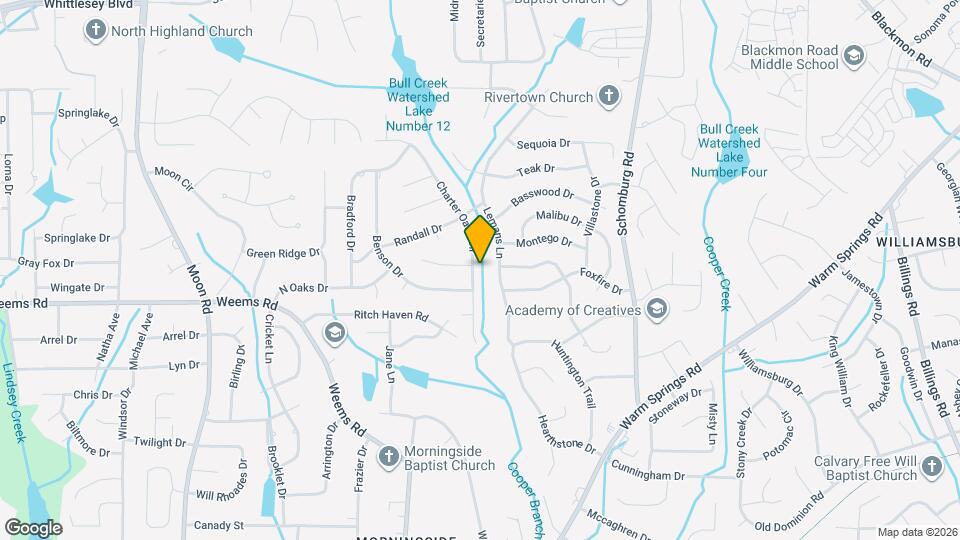 6418 Charter Oaks Cir Map and Location Details