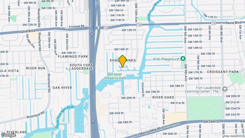 1617 SW 17th Ave Map and Location Details