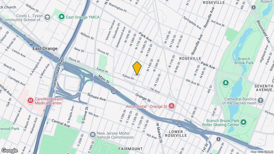 51 N 15th St Map and Location Details