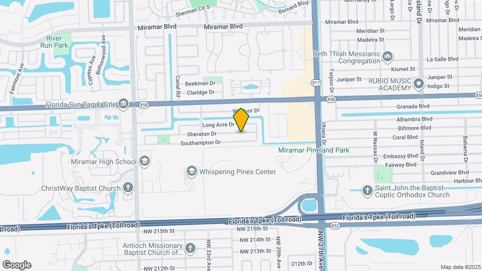 8444 Sheraton Dr Map and Location Details