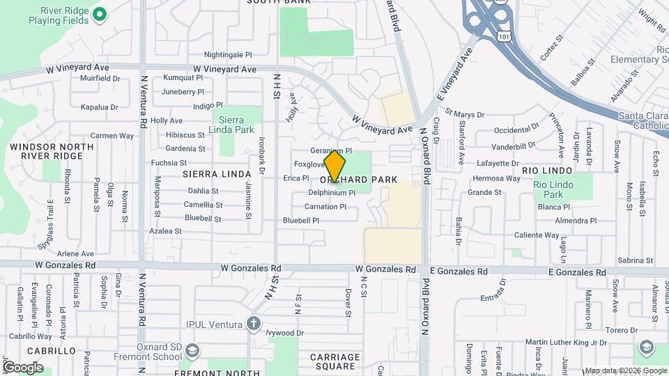 541 Delphinium Pl Map and Location Details