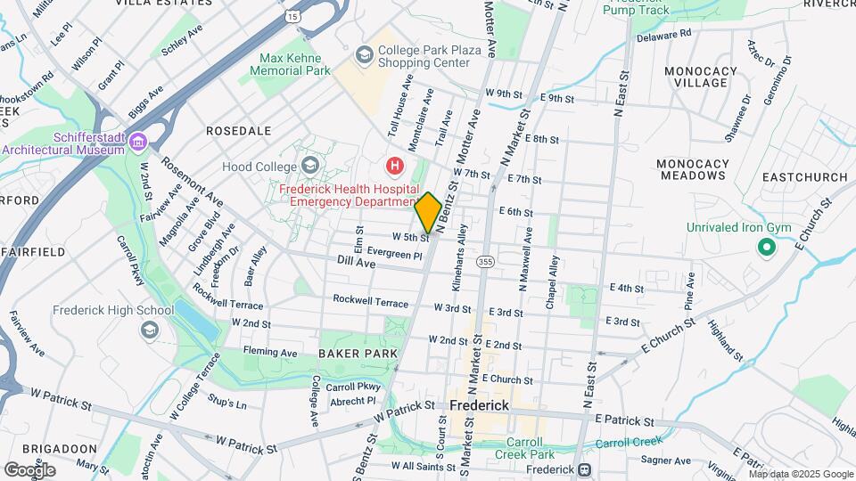 200 W 5th St, Unit A Mapa y Detalles de la Ubicación