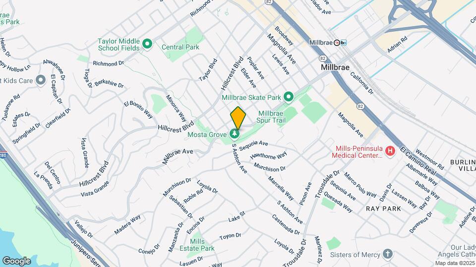 931-933 Millbrae Ave Map and Location Details