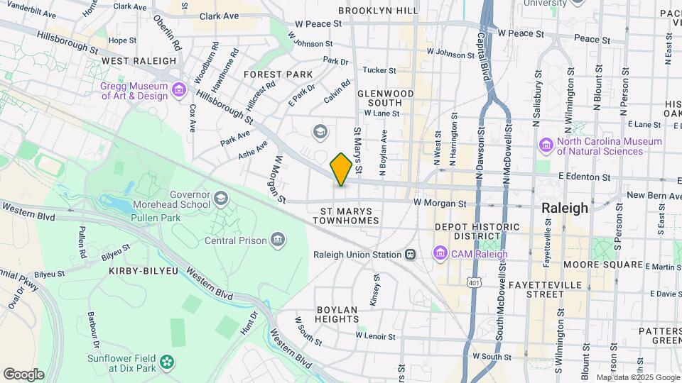 817 Hillsborough St, Unit 2a Gold Map and Location Details