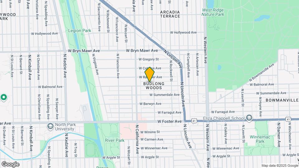 2712 W Balmoral Ave Map and Location Details