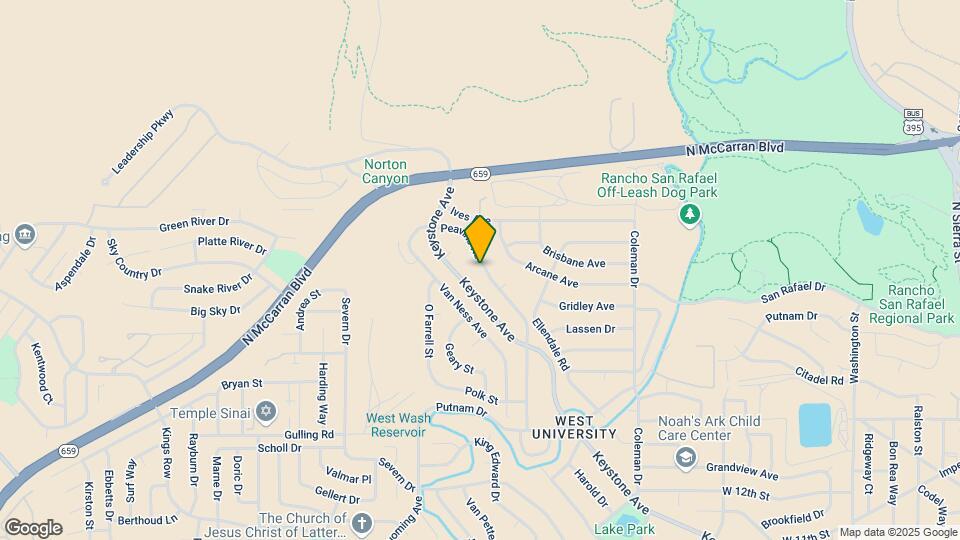 1755 Peavine Ct Map and Location Details