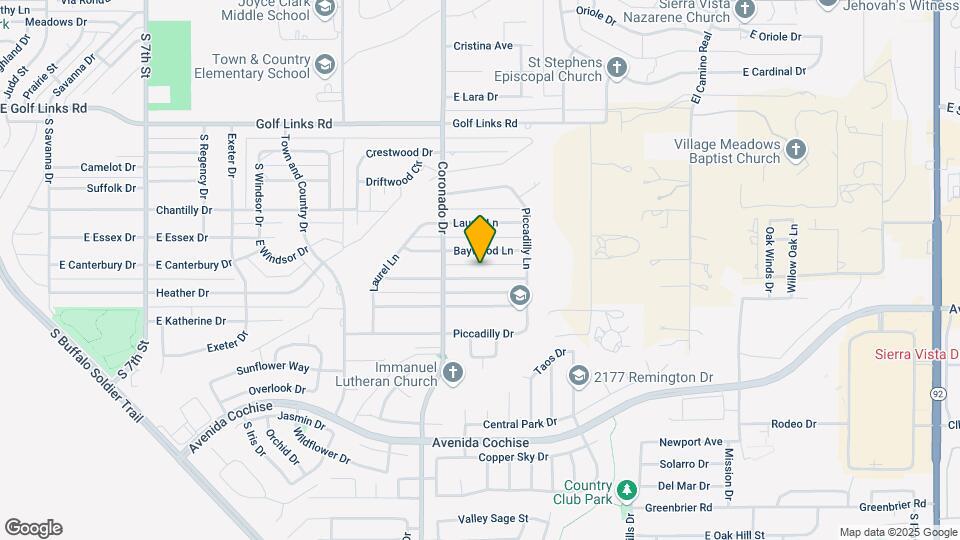 2101 E Elmwood Ln Map and Location Details