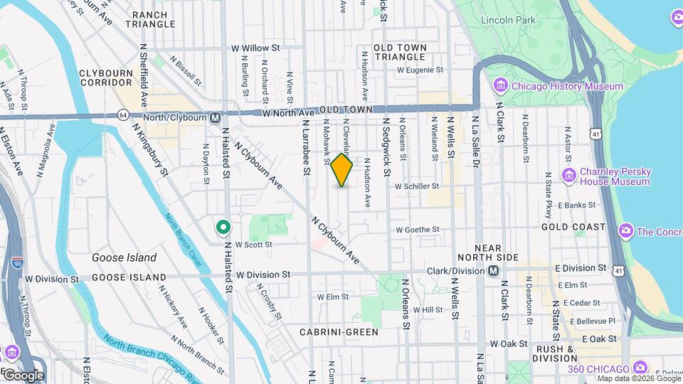 1356 N Cleveland Ave Map and Location Details