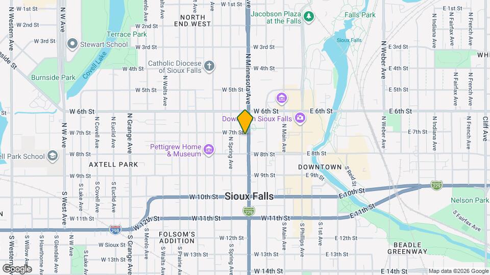 223 N Minnesota Ave Map and Location Details