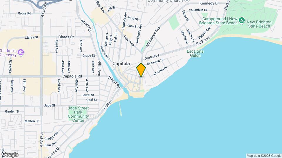 Capitola Village Gem Map and Location Details