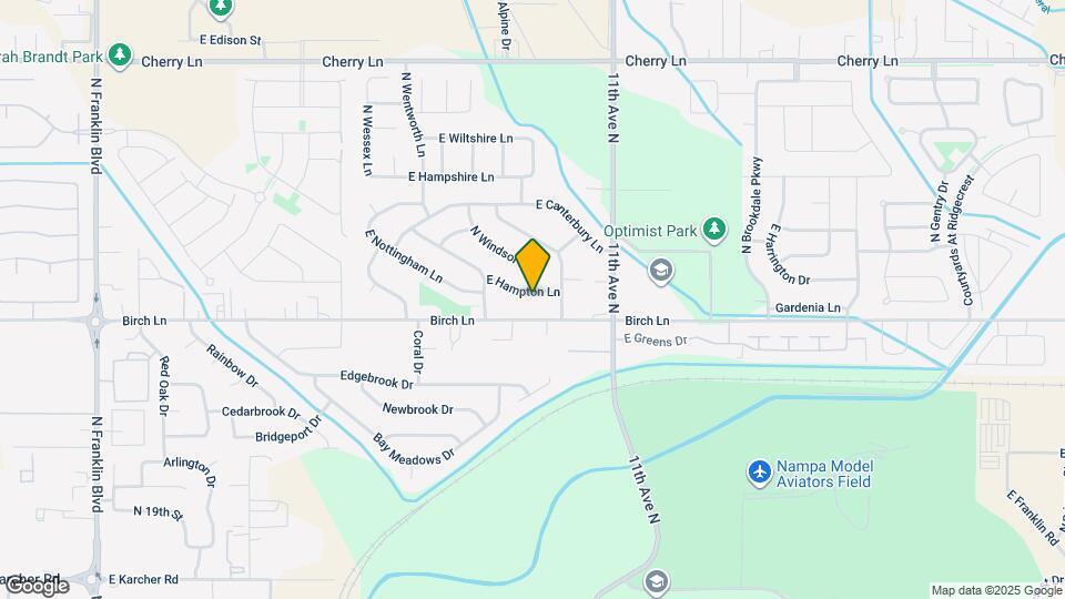 7159 E Hampton Ln Map and Location Details