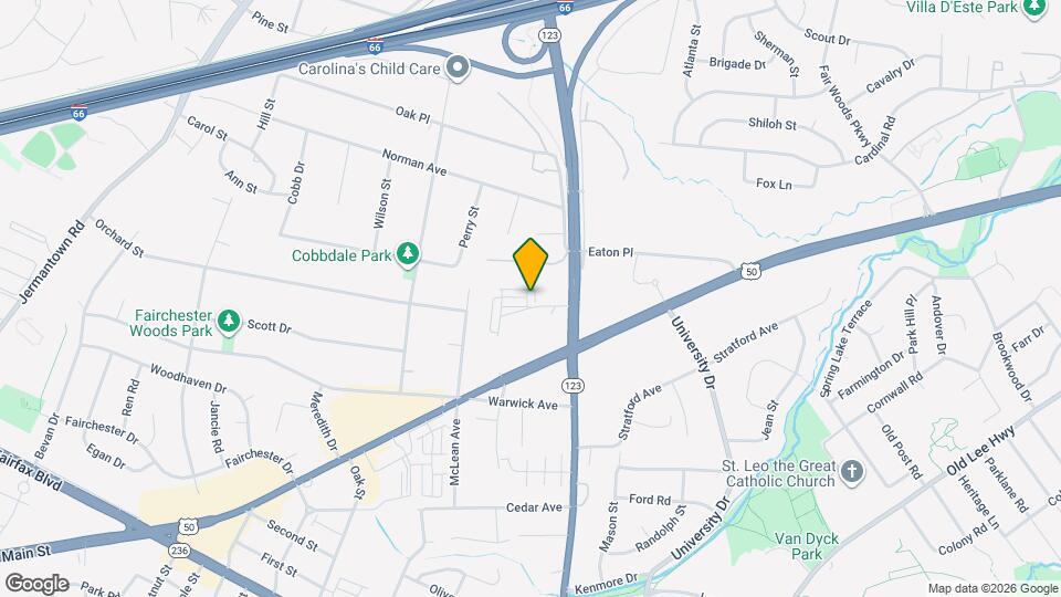 3595 Aster St Map and Location Details