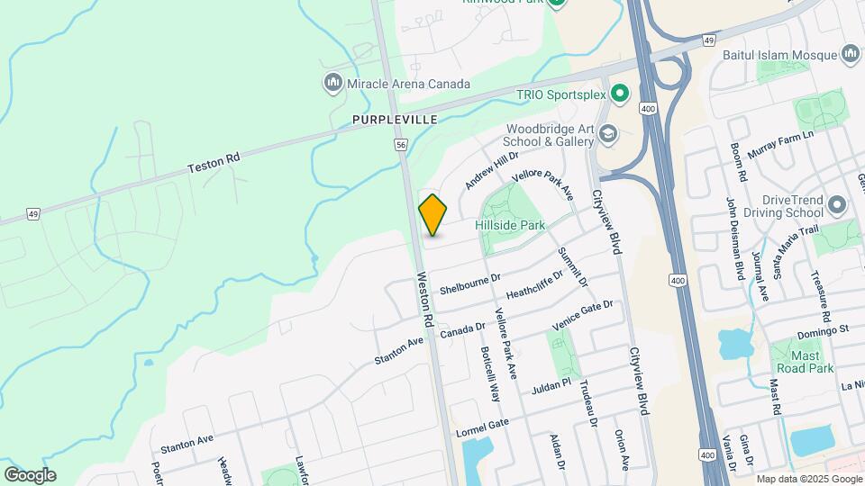 52 Corner Brook Crescent Map and Location Details