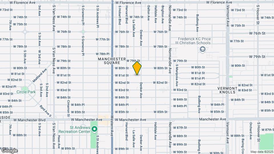 1618 W 81st St Map and Location Details