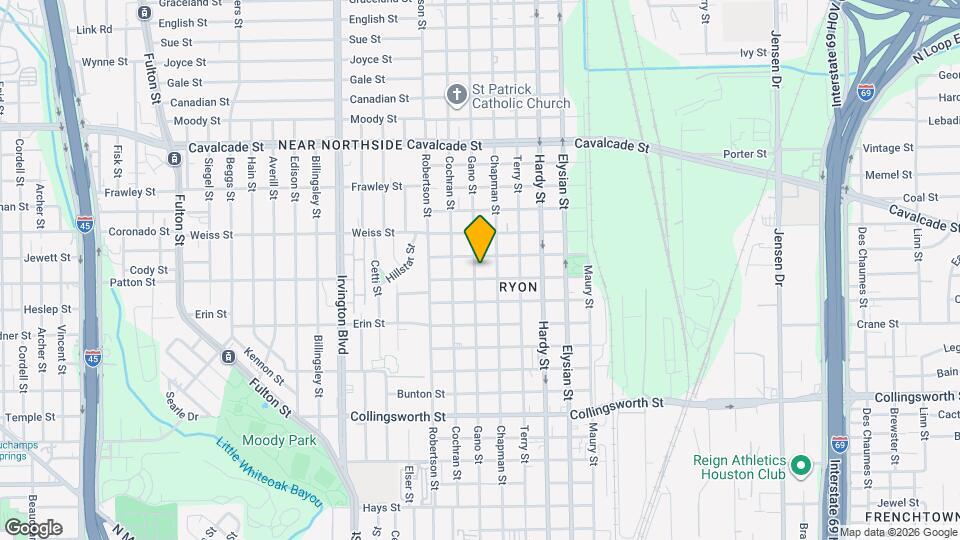 4206 Gano St Map and Location Details