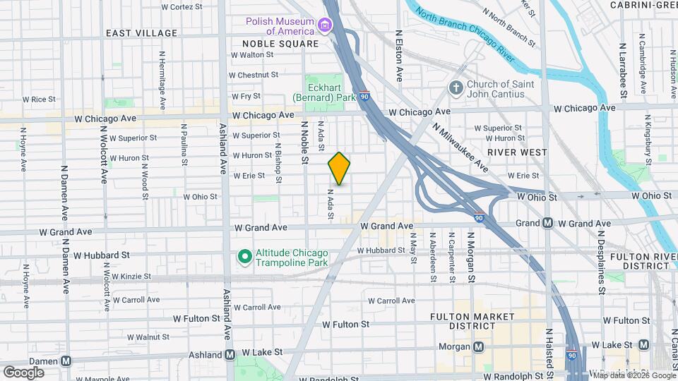 1316 W Ohio St, Unit 3R Map and Location Details