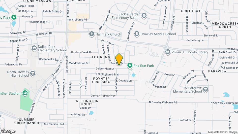 3916 Golden Horn Ln Map and Location Details